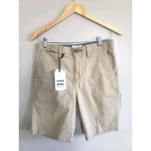 Billabong Shorts Men's  30 Dark Khaki Classic Chino Preppy NWT